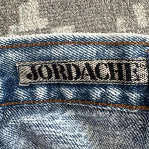 Jordache Vintage 80s Blue Denim Pencil Skirt Knee-Length Casual - Picture 9 of 10